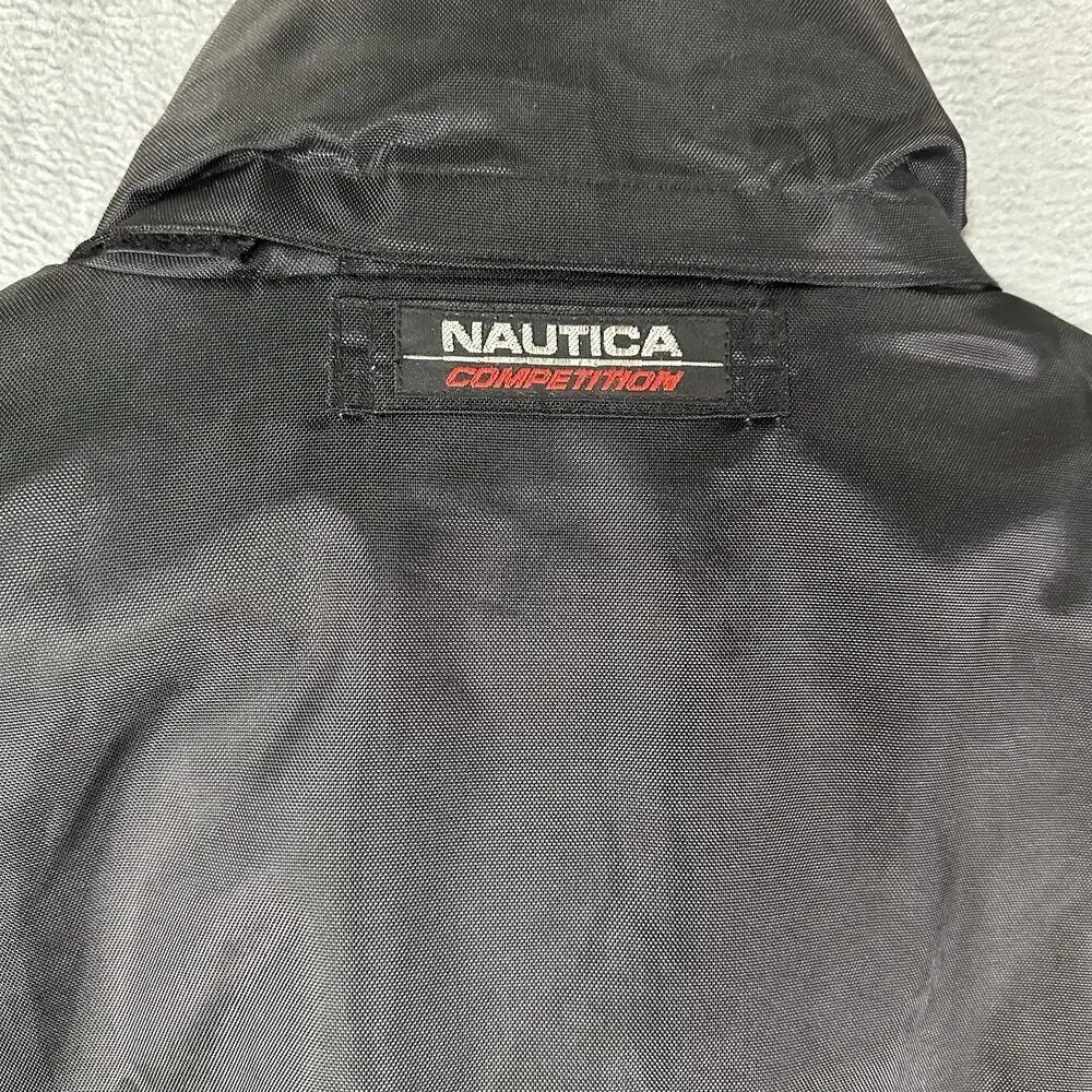 VTG 90s Nautica Competition Coat Jacket Scuba Windbreaker Y2K Color Block Size L